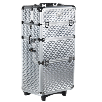 KUFER NA MAKIJAŻ SA102 SILVER